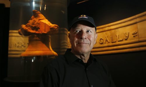 ENT.With real ships bell is underwater explorer Barry Clifford who found the sunken ship that is the focus of the Manitoba Museum exhibition Real Pirates: The Untold Story of the Whydah from Slave Ship to Pirate Ship opening Oct. 17. Oct. 9 2014 / KEN GIGLIOTTI / WINNIPEG FREE PRESS