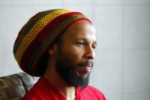 Ziggy Marley is interviewed by Geoff Kirbyson at the Radisson Hotel in Downtown Winnipeg. Marly plays the Burton Cummings Theatre this evening. BORIS MINKEVICH / WINNIPEG FREE PRESS October 3, 2014