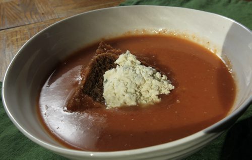 Food Front Winter Tomato Soup with Blue Cheese. Alison Gillmor story Wayne Glowacki/Winnipeg Free Press Oct. 14 2014