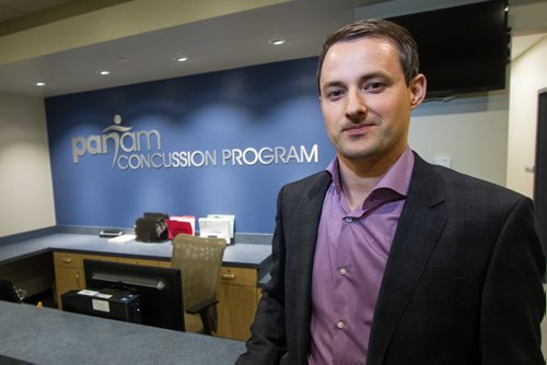 Dr. Michael Ellis a neurosurgeon and head of the concussion program at the Pan Am Concussion Program clinic at the MTS IcePlex. 141014 - Tuesday, October 14, 2014 -  (MIKE DEAL / WINNIPEG FREE PRESS)