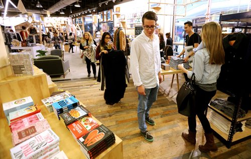 Urban Outfitters opened today in Polo Park, Thursday, October 16, 2014. (TREVOR HAGAN/WINNIPEG FREE PRESS)