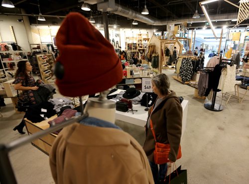 Urban Outfitters opened today in Polo Park, Thursday, October 16, 2014. (TREVOR HAGAN/WINNIPEG FREE PRESS)