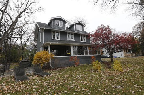 exterior rear . HOMES . 3681 Vialoux Drive .Tod Lewys story Oct. 20 2014 / KEN GIGLIOTTI / WINNIPEG FREE PRESS