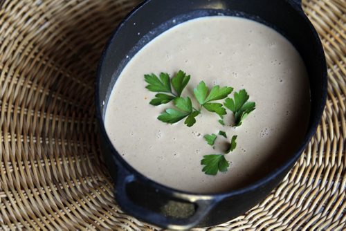 FOOD - The Boreal Feast. Doris Brändström's Sandsopp soup. BORIS MINKEVICH / WINNIPEG FREE PRESS October 20, 2014