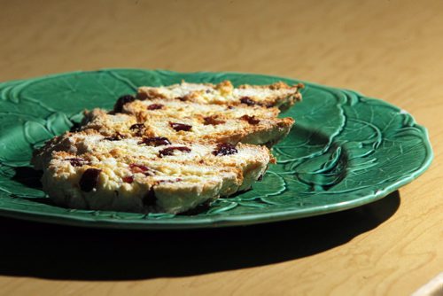 FOOD - The Boreal Feast. Wild cranberry biscotti. BORIS MINKEVICH / WINNIPEG FREE PRESS October 20, 2014