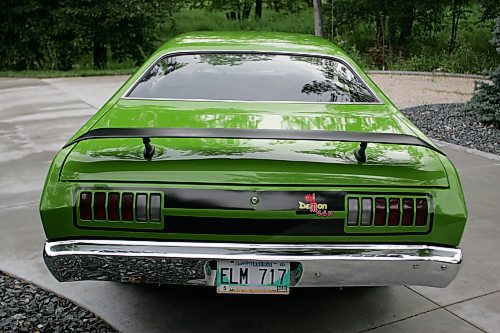 BORIS MINKEVICH / WINNIPEG FREE PRESS 070808 Stephen Burdy's 1971 Dodge Demon 440.