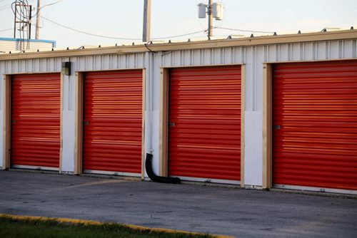 U-Haul self storage lockers at Elgin Avenue and McPhillips Street, where on Monday, human remains were discovered inside a delinquent unit, Tuesday, October 21, 2014. (TREVOR HAGAN/WINNIPEG FREE PRESS)