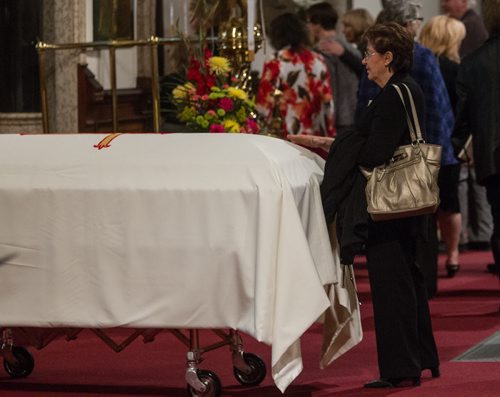 Family and friends of Lindor Reynolds attended her funeral Wednesday morning at the Holy Trinity Anglican Church. 141022 - Wednesday, October 22, 2014 -  (MIKE DEAL / WINNIPEG FREE PRESS)