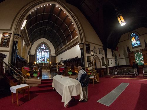 Family and friends of Lindor Reynolds attended her funeral Wednesday morning at the Holy Trinity Anglican Church. 141022 - Wednesday, October 22, 2014 -  (MIKE DEAL / WINNIPEG FREE PRESS)