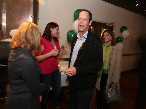 River Heights-Fort Garry candidate John Orlikow celebrates victory with supporters at  Mona Lisa on Corydon Avenue on Wed., Oct. 22, 2014. Photo by Jason Halstead/Winnipeg Free Press