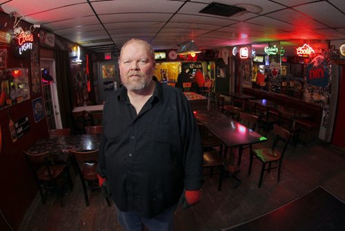 49.8 feature on rural hotel beverage rooms. Brunkild Bar and Grill. Brunkild owner Gary Desrosiers. Desrosiers has owned the bar for 16 years. He also now owns the convenience store next door, so he can sell spirits as well as beer. Gary's big thing is he drives in customers from Wpg and rural towns like Carman in a bus, then drives them home. BORIS MINKEVICH / WINNIPEG FREE PRESS October 23, 2014