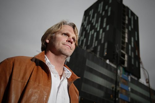 October 27, 2014 - 141027  -  Winnipeg architect Brent Bellamy photographed on Portage Avenue Monday, October 27, 2014. John Woods / Winnipeg Free Press