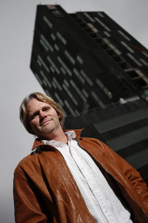 October 27, 2014 - 141027  -  Winnipeg architect Brent Bellamy photographed on Portage Avenue Monday, October 27, 2014. John Woods / Winnipeg Free Press