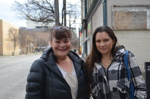 Canstar Community News Oct. 24/2014. Kimberly Bouvette (left) and her niece Jessica Luna are hoping to bring a 24/7 safe house for youth in the West End. (SARAH PETZ/CANSTAR COMMUNITY NEWS/THE METRO)