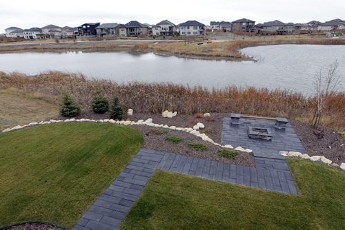 Homes. 129 Autumnview Drive in South Pointe. The view from the deck. The realtor is  Rob Hutchison. Todd Lewys story. Wayne Glowacki/Winnipeg Free Press Oct.28   2014