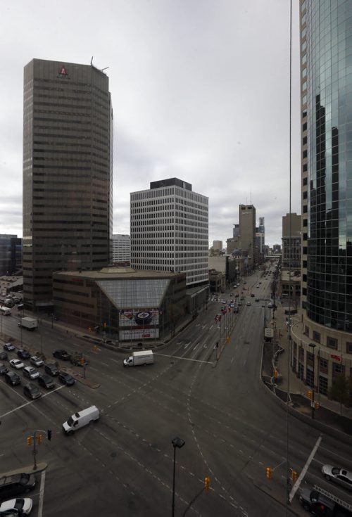 Beautiful Winnipeg Book , Portage Ave and Main ST. for Gord  Oct. 29 2014 / KEN GIGLIOTTI / WINNIPEG FREE PRESS