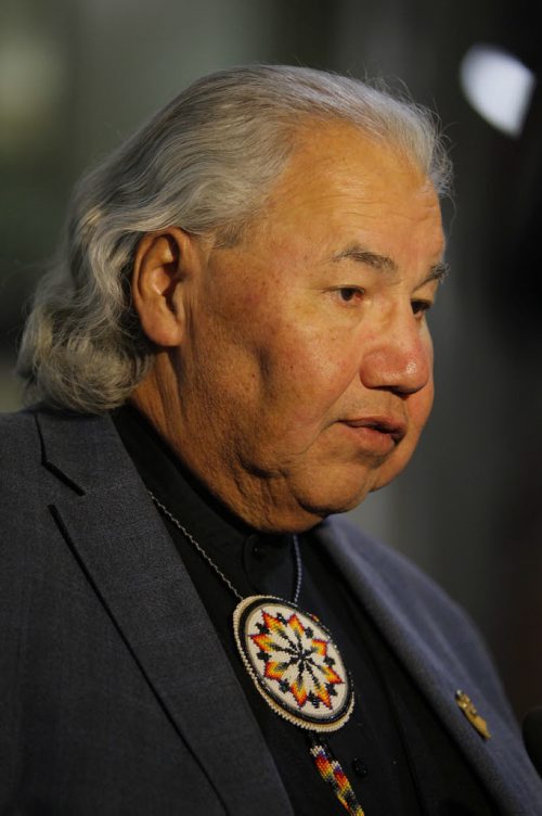 LOCAL - Justice Murray Sinclair at Engineering and Information Complex (EITC) Atrium, University of Manitoba Fort Garry Campus. BORIS MINKEVICH / WINNIPEG FREE PRESS October 30, 2014