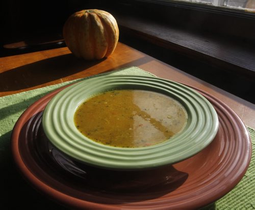 Entertainment / Food section. Curry Squash  Soup  This is for the November 12 Food Front.  Wendy King story.   WAYNE GLOWACKI / WINNIPEG FREE PRESS) Nov.6 2014