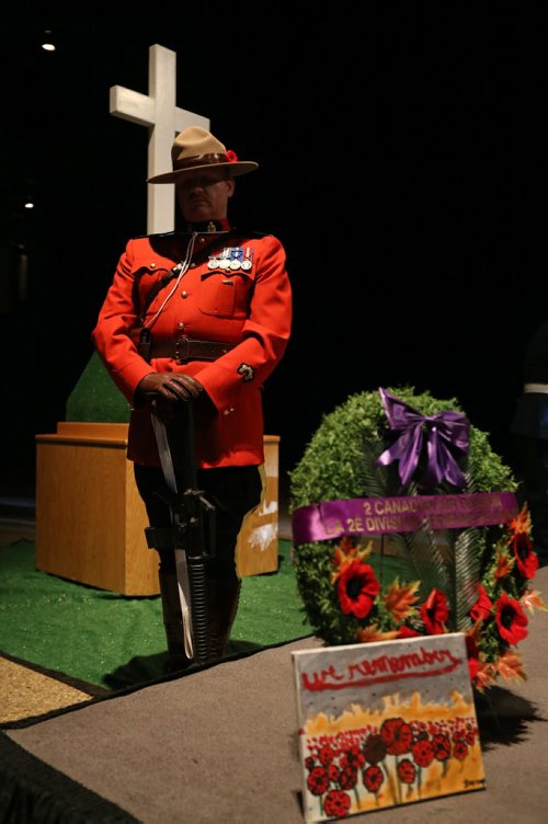 The Remembrance Day Service at the Winnipeg Convention Centre, Tuesday, November 11, 2014. (TREVOR HAGAN/WINNIPEG FREE PRESS)