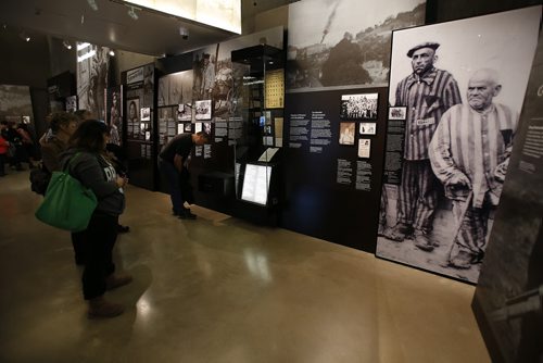 November 11, 2014 - 141111  -  Examining The Holocaust gallery opened at the Canadian Museum For Human Rights Tuesday, November 11, 2014. John Woods / Winnipeg Free Press