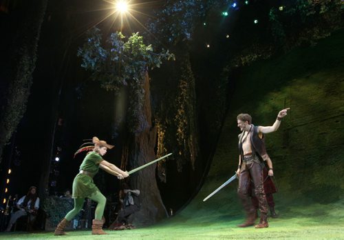 The Heart of Robin Hood- By David Farr at the John Hirsh Main Stage at the Royal MTC- Izzie Steel plays Marion, left as Gabriel Ebert plays Robin Hood- See Kevins story Nov 12, 2014   (JOE BRYKSA / WINNIPEG FREE PRESS)