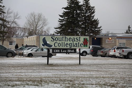 Southeast Collegiate at 1301 Lee Blvd in south Winnipeg was the high school that Renelle Harper attended.   Winnipeg Free Press Photo, (no photographer byline).