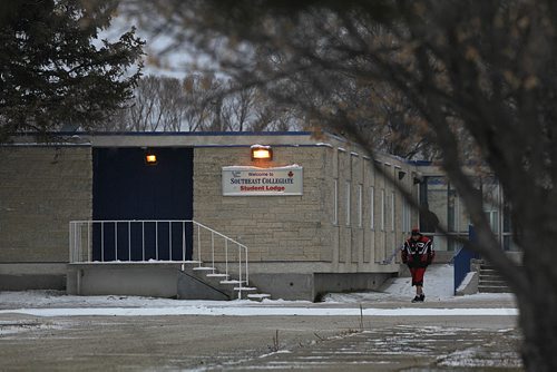 Southeast Collegiate at 1301 Lee Blvd in south Winnipeg was the high school that Renelle Harper attended.   Winnipeg Free Press Photo, (no photographer byline).