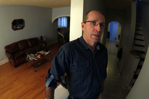 Keith Smirl waited two-months to get a criminal record check by the RCMP. It prevented him from getting a job with MTS he says. (Kirbyson story). BORIS MINKEVICH / WINNIPEG FREE PRESS November 14, 2014