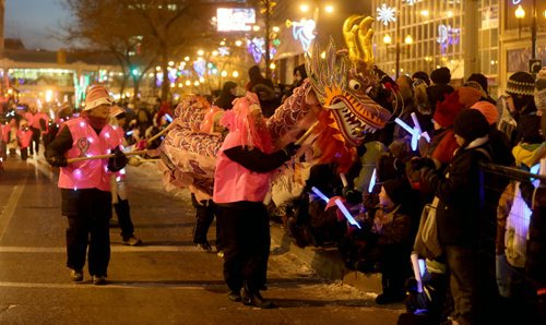 Santa Claus Parade, Saturday, November 15, 2014. (TREVOR HAGAN/WINNIPEG FREE PRESS)