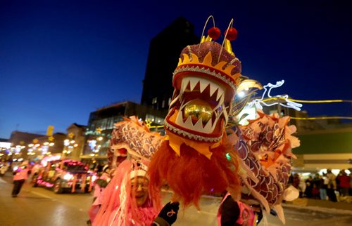 Santa Claus Parade, Saturday, November 15, 2014. (TREVOR HAGAN/WINNIPEG FREE PRESS)