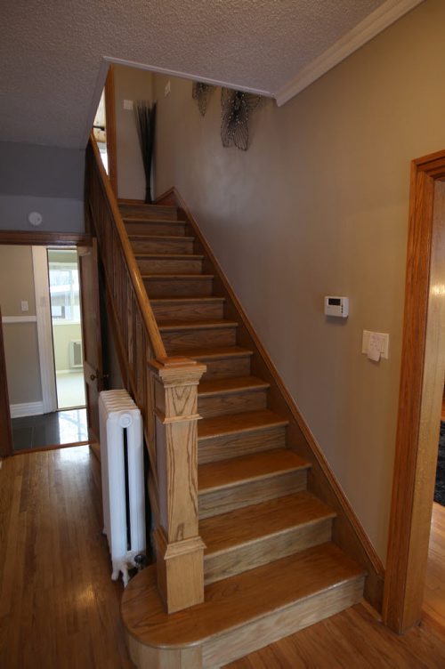 106 Niagara Street in River Heights- Stairway- See Todd Lewys Homes feature Nov 17, 2014   (JOE BRYKSA / WINNIPEG FREE PRESS)