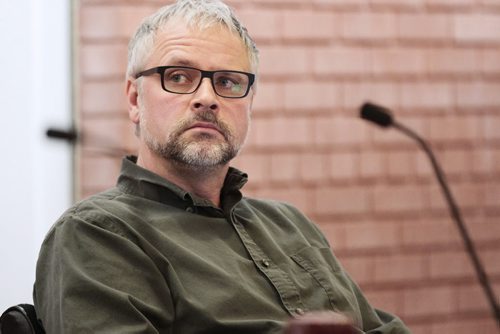 November 17, 2014 - 141117  -  Winnipeg School Division Trustee Allan Beach at a board meeting  Monday, November 17, 2014. John Woods / Winnipeg Free Press