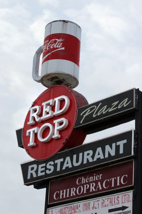 Sunday This City column on Red Top Drive Inn - 219 St. Mary's Rd. with owners Vicky Scouras and her son Peter Scouras  they will be  celebrating its 55th b-day next year.  Nov 18,  2014 Ruth Bonneville / Winnipeg Free Press