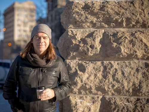 Alan Doyle, well known as the lead singer of Great Big Sea, was in Winnipeg Wednesday to promote his new book Where I Belong. 140901 - Monday, September 01, 2014 - (Melissa Tait / Winnipeg Free Press)