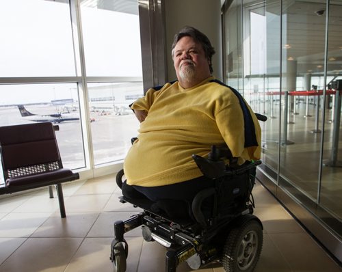 Paul Murphy has been the voice of thalidomide survivors for about 25 years. 141127 - Thursday, November 27, 2014 -  (MIKE DEAL / WINNIPEG FREE PRESS)