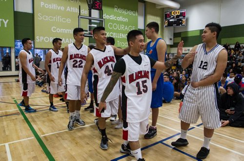 Almost 1,000 players gathered Sunday to take part in the opening ceremonies for the Philippine Basketball Association Winnipeg Basketball League.  141123 - Tuesday, November 25, 2014 -  (MIKE DEAL / WINNIPEG FREE PRESS)