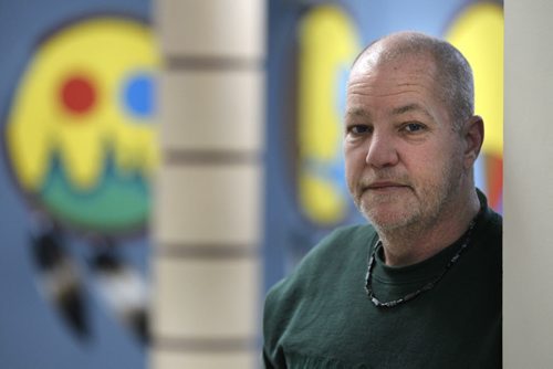 Chris Lucas, at Nine Circles Community Health Centre for a story about Dec 1 being world AIDS Day and whats changed in 3 decades of having the disease.  Carol Sanders story  Wayne Glowacki / Winnipeg Free Press Nov. 28  2014