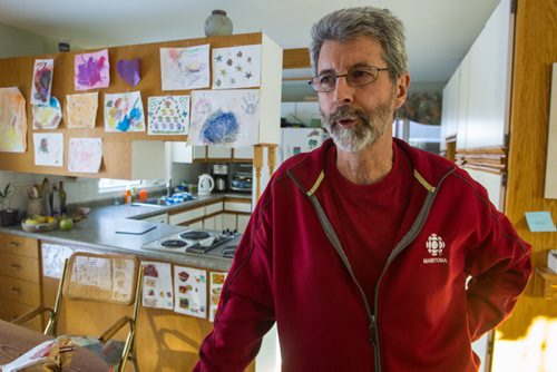 Marc R¾©millard a neighbour to the Manitoba Housing home where the stabbing happened on La Verendrye Street. 141130 - Sunday, November 30, 2014 -  (MIKE DEAL / WINNIPEG FREE PRESS)