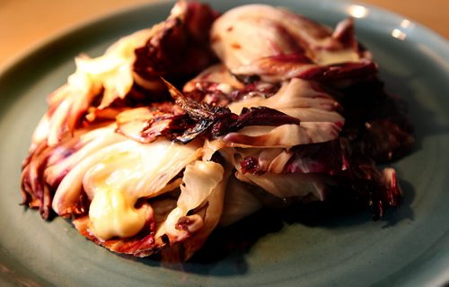 Food Front - Grilled Radicchio with Creamy Cheese. See Alison Gilmore's story.  December 1, 2014 - (Phil Hossack / Winnipeg Free Press)