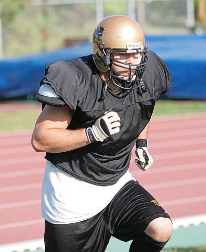 BORIS MINKEVICH / WINNIPEG FREE PRESS  070829 Bison football player Jim Jeavons.