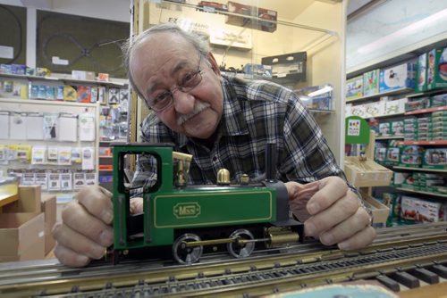 Ray England, one of the owners of Toad Hall Toys- 54 Arthur St, Winnipeg- He discusses how people can get the best bang for their bucks with toys that will last and be played with for a long time rather than a few minutes -See Joel Schlesinger Biz Matters Dec 03, 2014   (JOE BRYKSA / WINNIPEG FREE PRESS)