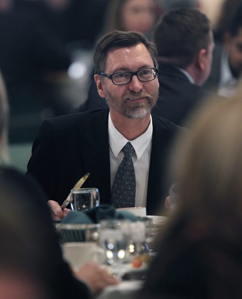 Paul McKie, the new staffer of Premier Greg Selinger at  the State of the Province Winnipeg Chamber of Commerce luncheon at the RBC Convention Centre Thursday.Wayne Glowacki / Winnipeg Free Press Dec.4  2014