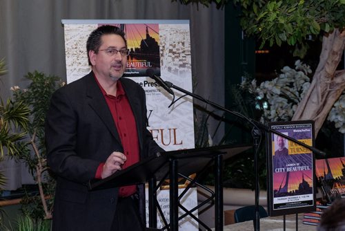 Lee McCormick president of the MAA who partnered with the Free Press, talks during the launch of the Winnipeg Free Press book City Beautiful at McNally Robinson Thursday evening. 141204 - Thursday, December 04, 2014 -  (MIKE DEAL / WINNIPEG FREE PRESS)