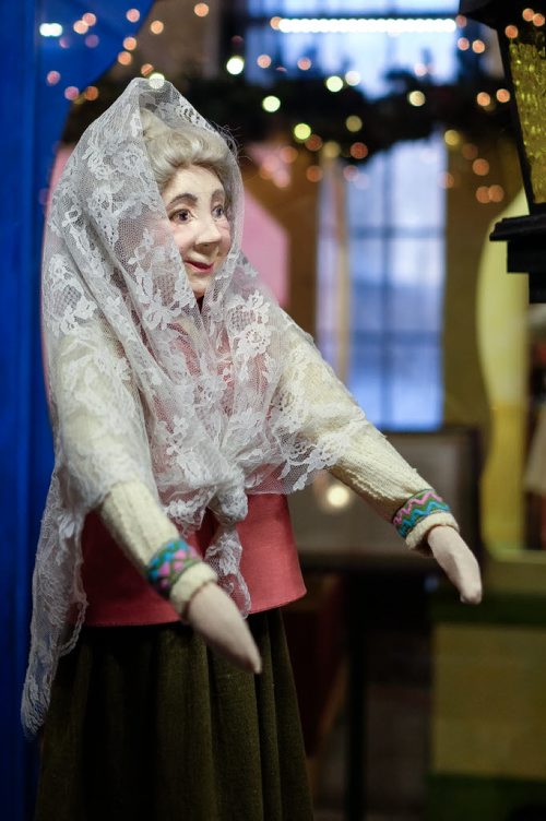 The Eatons Fairytale Vignettes on display at The Childrens Museum. The Little Match Girl's grandmother. 141209 - Tuesday, December 09, 2014 -  (MIKE DEAL / WINNIPEG FREE PRESS)