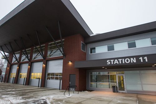 A tour of the new Winnipeg Fire Paramedic Service Station 11 at Portage Avenue and Route 90. 141211 - Thursday, December 11, 2014 -  (MIKE DEAL / WINNIPEG FREE PRESS)