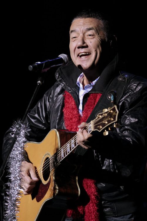 December 14, 2014 - 141214  -  Tom Jackson performs at his Huron Carole concert at Pantages Theatre Sunday, December 14, 2014. The weekend was a celebration of women's hockey in Manitoba. John Woods / Winnipeg Free Press