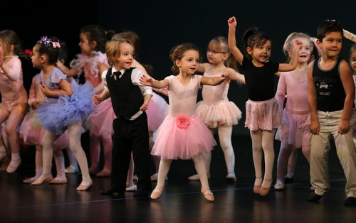 A young group from the Royal Dance studio performing in the Snowflake Recital at the Pantages Playhouse, Saturday, December 20, 2014. (TREVOR HAGAN/WINNIPEG FREE PRESS)