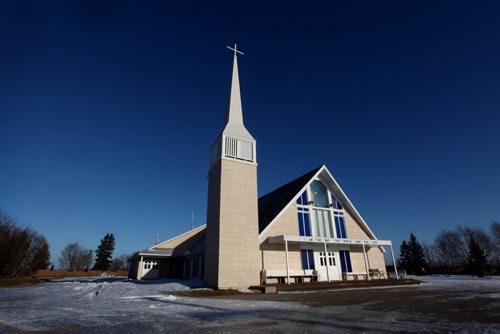 Outside shots of  St. Alexander Parish church in Sagkeeng First Nation.   Dec 19,  2014 Ruth Bonneville / Winnipeg Free Press