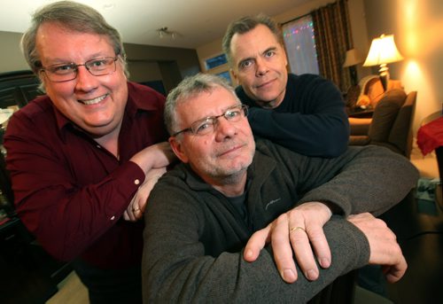 Left to right, Robert Warren and Garry Wiebe and Robert Nickel, have banded together to form Boreal Investments, a consulting company that will work with existing companies to help them expand their markets or product offerings. Geoff Kirbyson story.   January 5, 2015 - (Phil Hossack / Winnipeg Free Press)