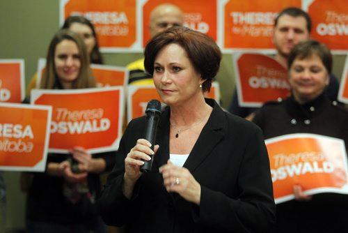 LOCAL - Theresa Oswald Leadership Campaign. Grand Opening Of Campaign Headquarters & Membership Update. 105-11 Evergreen Place - Just off Roslyn Road. BORIS MINKEVICH /WINNIPEG FREE PRESS. January 8, 2015